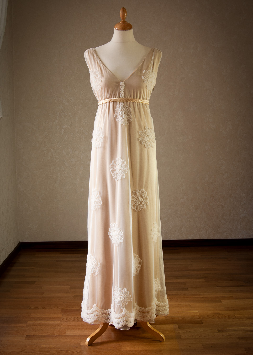 Brautkleid Hochzeitskleid Empire, Haute-Couture-Anfertigung