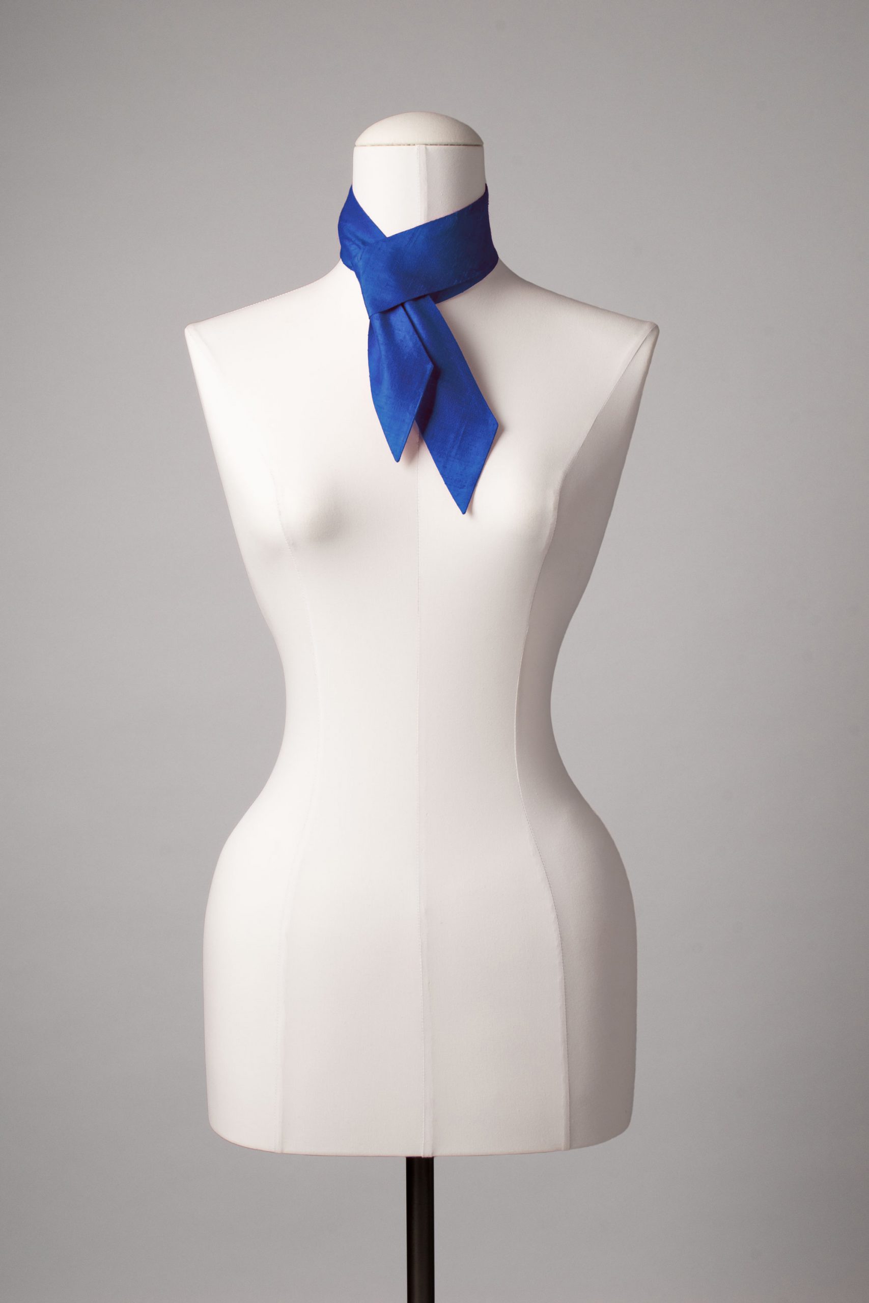 Mini-Seidenschal "Little Blue" – Bild 3